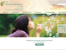Tablet Screenshot of anxietytreatmentcenter.com